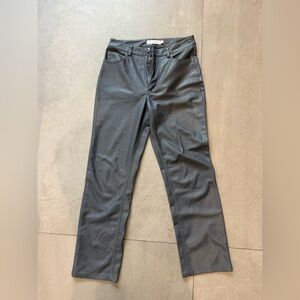Women’s Black Leather Pants